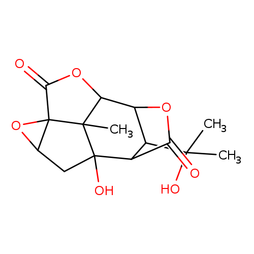 O=C1OC2C(C1C1(O)CC3C4(C1(C2OC4=O)C)O3)C(O)(C)C