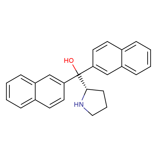 OC(c1ccc2c(c1)cccc2)(c1ccc2c(c1)cccc2)[C@@H]1CCCN1
