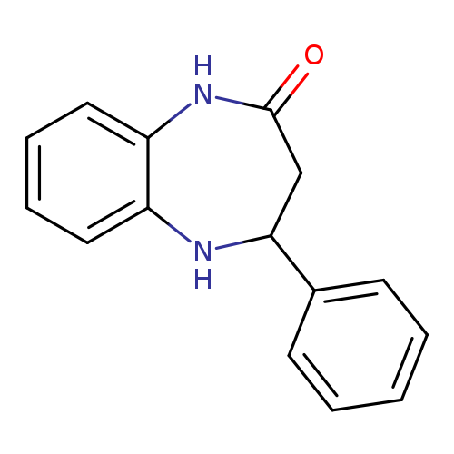 O=C1CC(Nc2c(N1)cccc2)c1ccccc1