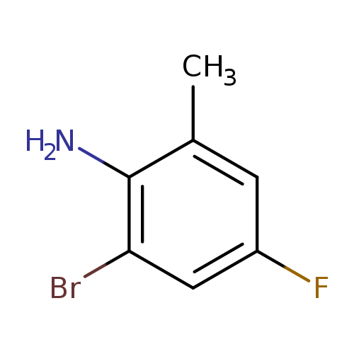 Fc1cc(C)c(c(c1)Br)N