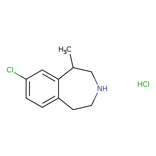 Clc1ccc2c(c1)C(C)CNCC2.Cl