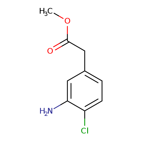 COC(=O)Cc1ccc(c(c1)N)Cl