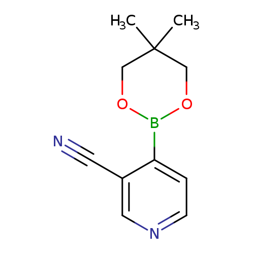 N#Cc1cnccc1B1OCC(CO1)(C)C