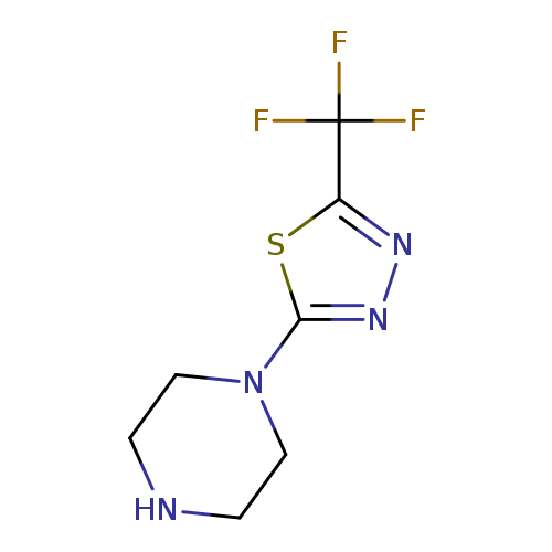 FC(c1nnc(s1)N1CCNCC1)(F)F