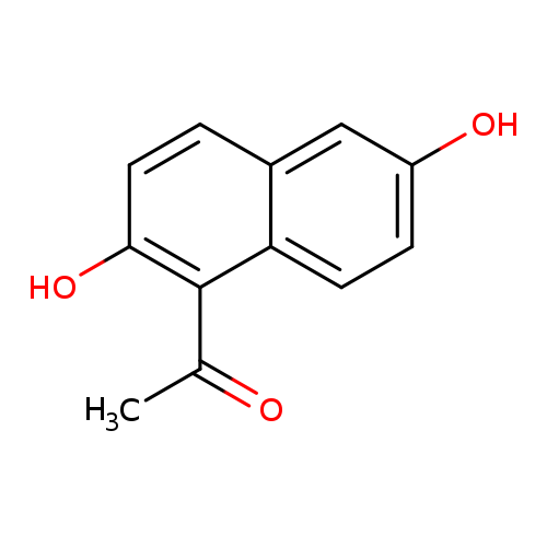 Oc1ccc2c(c1)ccc(c2C(=O)C)O