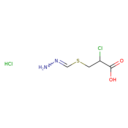 NN=CSCC(C(=O)O)Cl.Cl