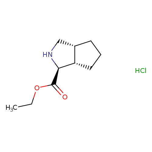 CCOC(=O)[C@H]1NC[C@H]2[C@@H]1CCC2.Cl