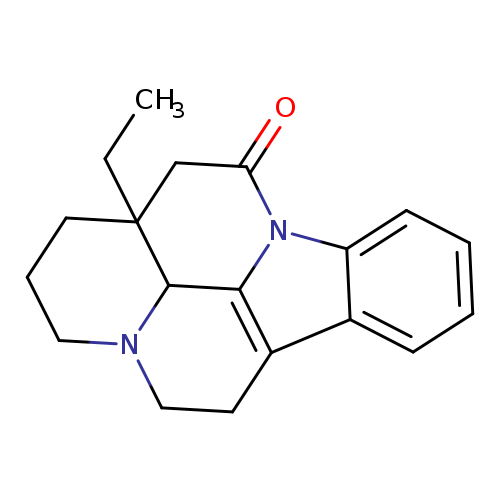 CCC12CCCN3C2c2n(C(=O)C1)c1c(c2CC3)cccc1