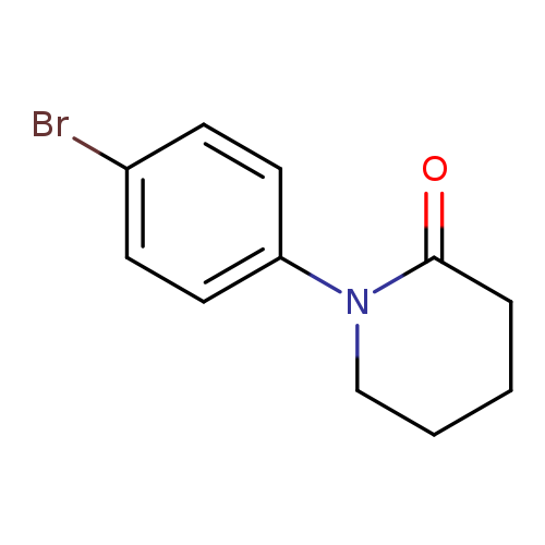 Brc1ccc(cc1)N1CCCCC1=O