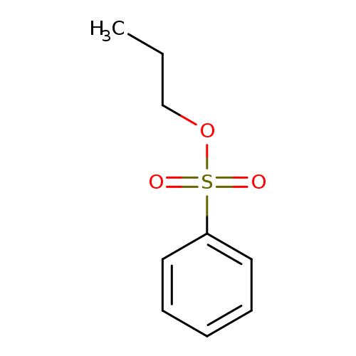CCCOS(=O)(=O)c1ccccc1