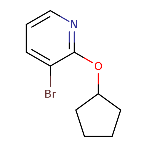 Brc1cccnc1OC1CCCC1