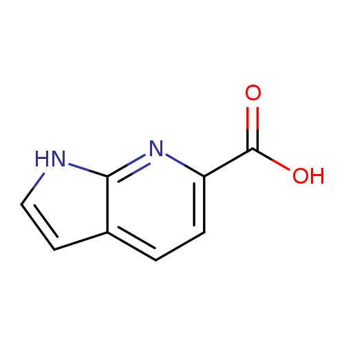 OC(=O)c1ccc2c(n1)[nH]cc2