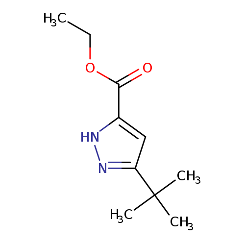 CCOC(=O)c1[nH]nc(c1)C(C)(C)C