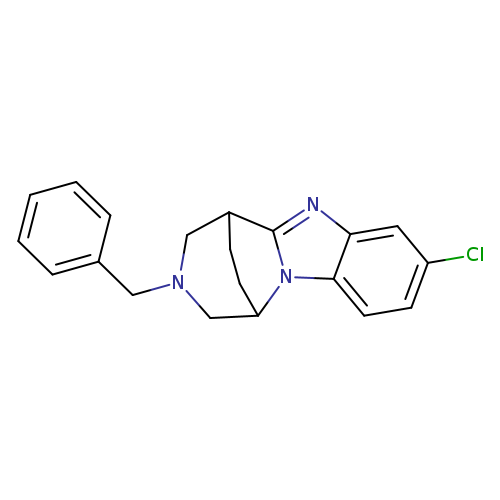 Clc1ccc2c(c1)nc1n2C2CCC1CN(C2)Cc1ccccc1