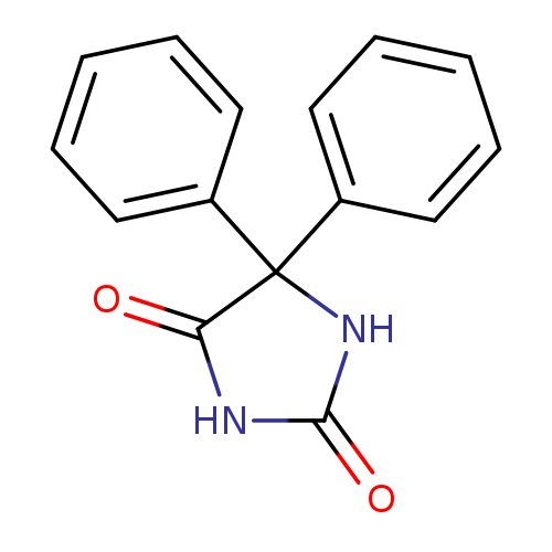 O=C1NC(=O)NC1(c1ccccc1)c1ccccc1