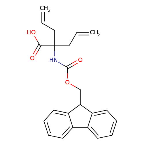 C=CCC(C(=O)O)(NC(=O)OCC1c2ccccc2c2c1cccc2)CC=C