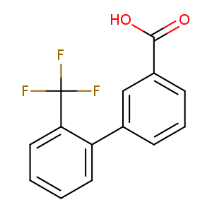 OC(=O)c1cccc(c1)c1ccccc1C(F)(F)F