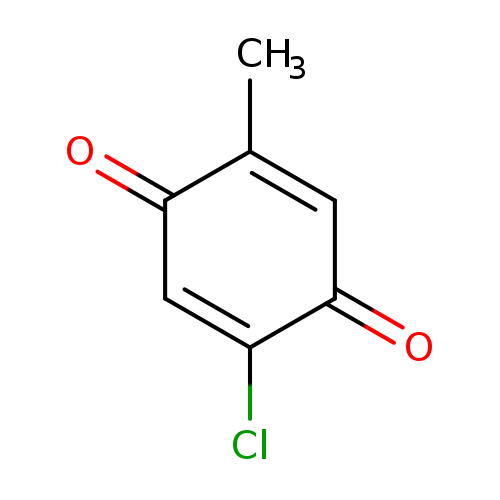 CC1=CC(=O)C(=CC1=O)Cl