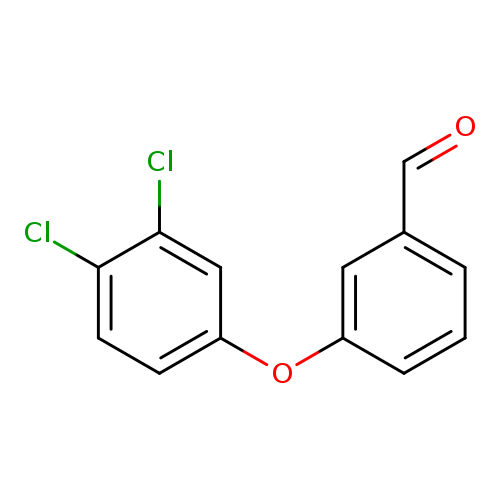 O=Cc1cccc(c1)Oc1ccc(c(c1)Cl)Cl