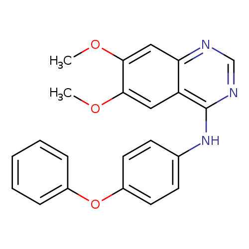 COc1cc2c(ncnc2cc1OC)Nc1ccc(cc1)Oc1ccccc1