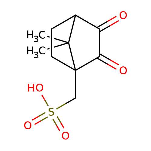 O=C1C2CCC(C1=O)(C2(C)C)CS(=O)(=O)O
