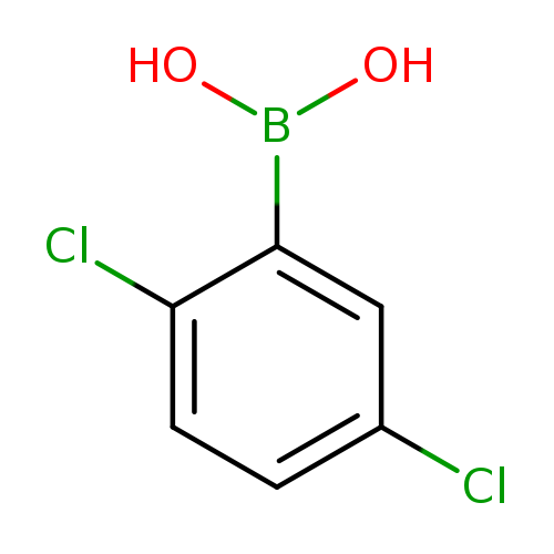 Clc1ccc(c(c1)B(O)O)Cl