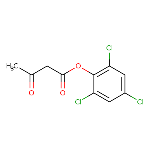 O=C(Oc1c(Cl)cc(cc1Cl)Cl)CC(=O)C
