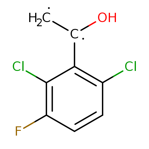 [CH2][C](c1c(Cl)ccc(c1Cl)F)O