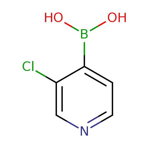 OB(c1ccncc1Cl)O