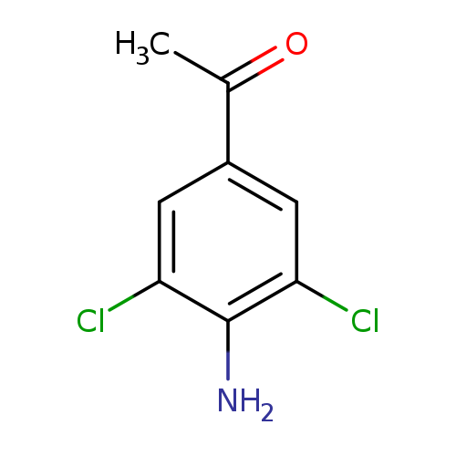 CC(=O)c1cc(Cl)c(c(c1)Cl)N