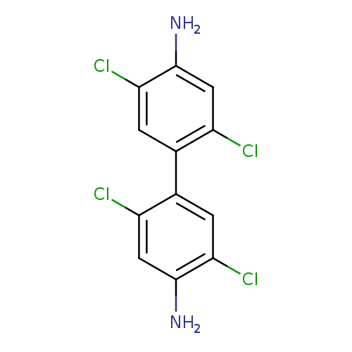 Clc1cc(N)c(cc1c1cc(Cl)c(cc1Cl)N)Cl