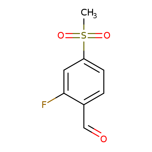 O=Cc1ccc(cc1F)S(=O)(=O)C