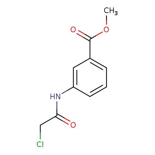ClCC(=O)Nc1cccc(c1)C(=O)OC