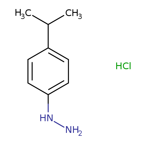 NNc1ccc(cc1)C(C)C.Cl