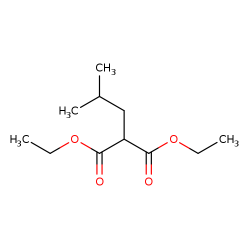 CCOC(=O)C(C(=O)OCC)CC(C)C