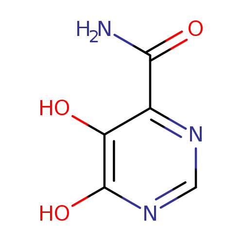 NC(=O)c1ncnc(c1O)O