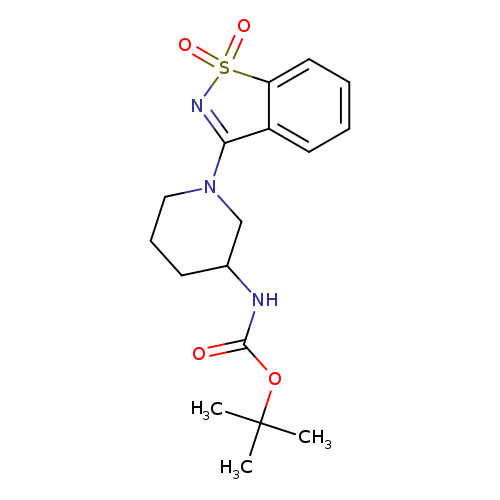 O=C(OC(C)(C)C)NC1CCCN(C1)C1=NS(=O)(=O)c2c1cccc2