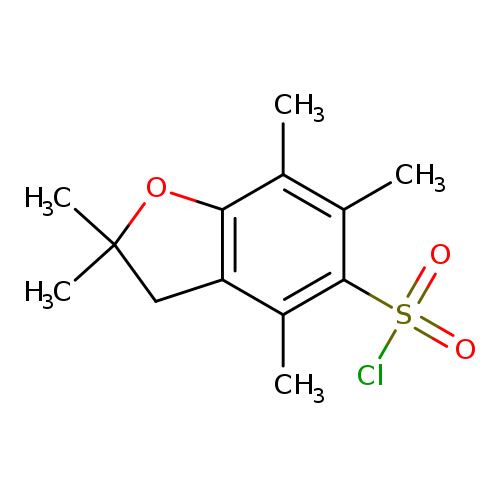 Cc1c2OC(Cc2c(c(c1C)S(=O)(=O)Cl)C)(C)C