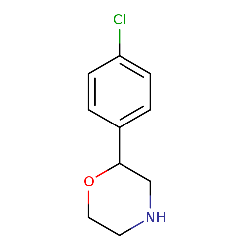 Clc1ccc(cc1)C1OCCNC1