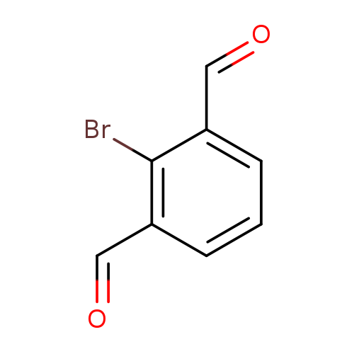 O=Cc1cccc(c1Br)C=O