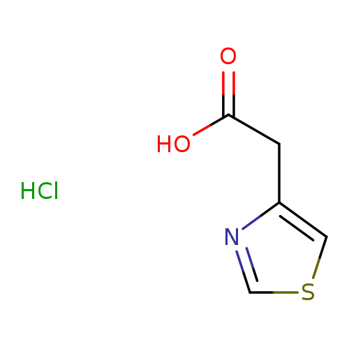 OC(=O)Cc1cscn1.Cl