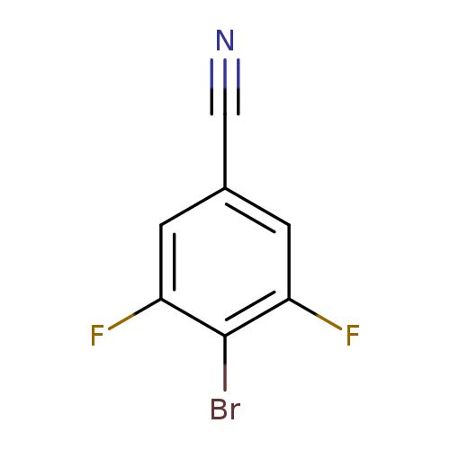 N#Cc1cc(F)c(c(c1)F)Br