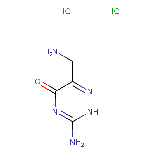 NCc1n[nH]c(nc1=O)N.Cl.Cl