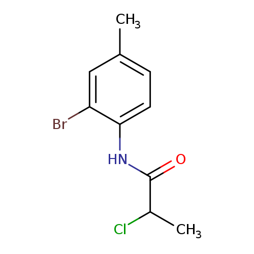 O=C(C(Cl)C)Nc1ccc(cc1Br)C
