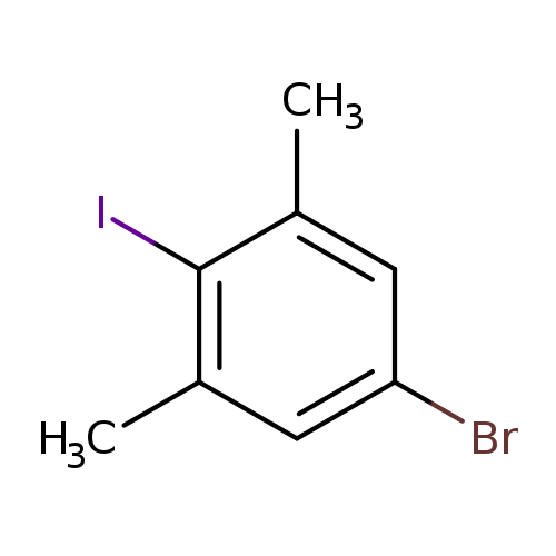 Brc1cc(C)c(c(c1)C)I