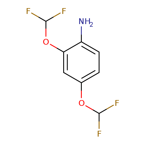 FC(Oc1ccc(c(c1)OC(F)F)N)F