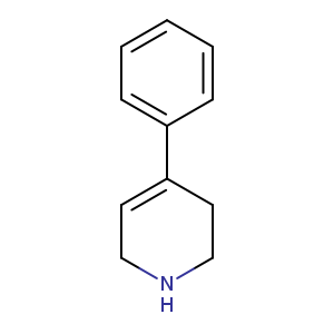 N1CCC(=CC1)c1ccccc1