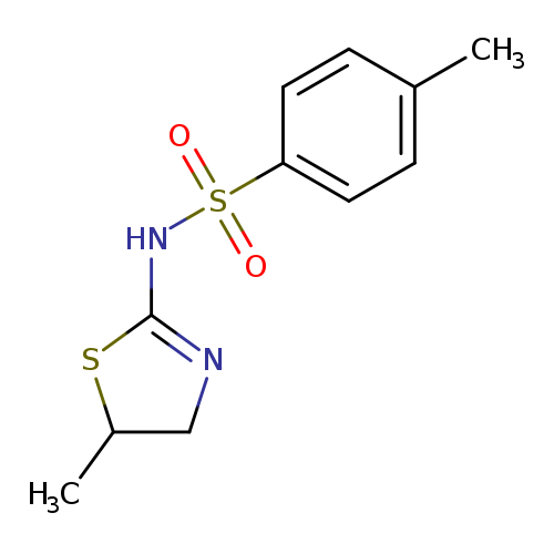 CC1CN=C(S1)NS(=O)(=O)c1ccc(cc1)C