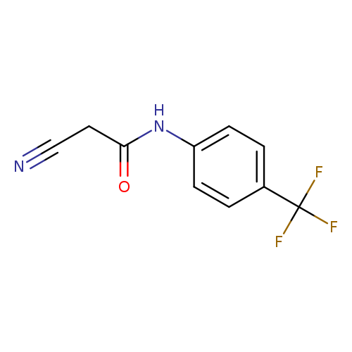 N#CCC(=O)Nc1ccc(cc1)C(F)(F)F