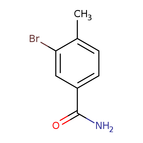 NC(=O)c1ccc(c(c1)Br)C